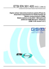 Die Norm ETSI EN 301420-V4.0.1 10.12.1999 Ansicht