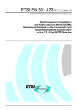 Die Norm ETSI EN 301423-V1.1.1 8.12.2000 Ansicht