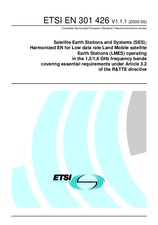 Die Norm ETSI EN 301426-V1.1.1 12.5.2000 Ansicht