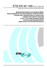 Die Norm ETSI EN 301428-V1.2.1 13.2.2001 Ansicht