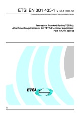 Die Norm ETSI EN 301435-1-V1.2.4 6.12.2000 Ansicht