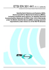 Die Norm ETSI EN 301441-V1.1.1 12.5.2000 Ansicht