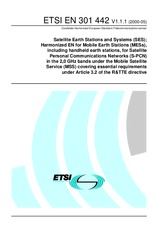 Die Norm ETSI EN 301442-V1.1.1 12.5.2000 Ansicht