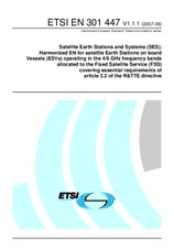 Die Norm ETSI EN 301447-V1.1.1 20.8.2007 Ansicht