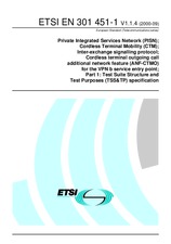 Die Norm ETSI EN 301451-1-V1.1.4 25.9.2000 Ansicht