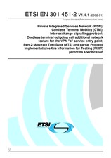 Die Norm ETSI EN 301451-2-V1.4.1 22.1.2002 Ansicht