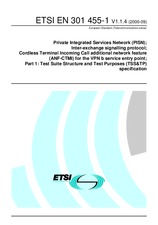 Die Norm ETSI EN 301455-1-V1.1.4 25.9.2000 Ansicht