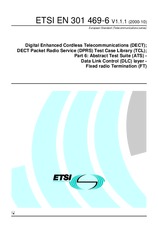 Die Norm ETSI EN 301469-6-V1.1.1 16.10.2000 Ansicht