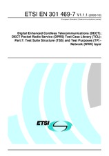 Die Norm ETSI EN 301469-7-V1.1.1 16.10.2000 Ansicht