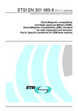 Die Norm ETSI EN 301489-8-V1.1.1 28.9.2000 Ansicht