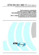 Die Norm ETSI EN 301489-11-V1.2.1 12.11.2002 Ansicht