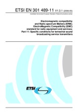 Die Norm ETSI EN 301489-11-V1.3.1 18.5.2006 Ansicht