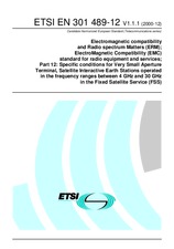 Die Norm ETSI EN 301489-12-V1.1.1 7.12.2000 Ansicht
