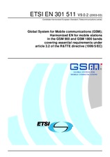 Die Norm ETSI EN 301511-V9.0.2 20.3.2003 Ansicht
