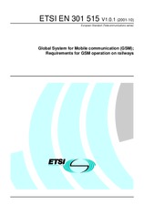 Die Norm ETSI EN 301515-V1.0.1 15.10.2001 Ansicht