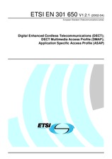 Die Norm ETSI EN 301650-V1.2.1 3.4.2002 Ansicht