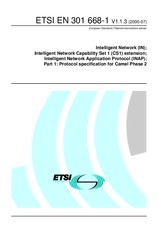Die Norm ETSI EN 301668-1-V1.1.3 25.7.2000 Ansicht