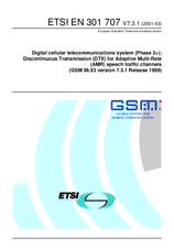 Die Norm ETSI EN 301707-V7.3.1 21.3.2001 Ansicht