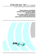 Die Norm ETSI EN 301797-V1.1.1 13.9.2000 Ansicht