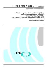 Die Norm ETSI EN 301810-V1.1.1 23.10.2000 Ansicht