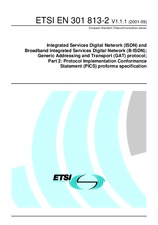 Die Norm ETSI EN 301813-2-V1.1.1 25.9.2001 Ansicht