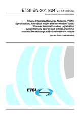 Die Norm ETSI EN 301824-V1.1.1 16.6.2003 Ansicht