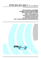 Die Norm ETSI EN 301842-1-V1.1.1 7.1.2002 Ansicht