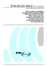 Die Norm ETSI EN 301842-2-V1.1.1 9.8.2002 Ansicht
