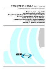 Die Norm ETSI EN 301908-5-V2.2.1 22.10.2003 Ansicht