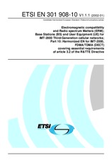 Die Norm ETSI EN 301908-10-V1.1.1 17.1.2002 Ansicht