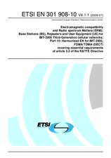 Die Norm ETSI EN 301908-10-V4.1.1 6.7.2009 Ansicht