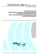 Die Norm ETSI EN 301908-15-V5.2.1 19.7.2011 Ansicht