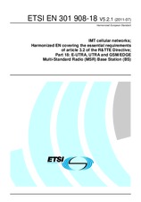 Die Norm ETSI EN 301908-18-V5.2.1 19.7.2011 Ansicht