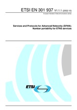 Die Norm ETSI EN 301937-V1.1.1 1.10.2002 Ansicht