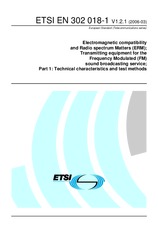 Die Norm ETSI EN 302018-1-V1.2.1 1.3.2006 Ansicht