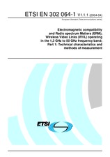 Die Norm ETSI EN 302064-1-V1.1.1 13.4.2004 Ansicht