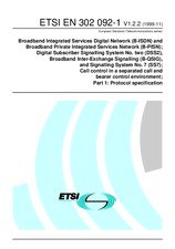 Die Norm ETSI EN 302092-1-V1.2.2 10.11.1999 Ansicht