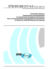 Die Norm ETSI EN 302217-4-2-V1.3.1 31.10.2007 Ansicht