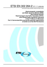 Die Norm ETSI EN 302264-2-V1.1.1 18.6.2009 Ansicht