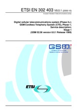 Die Norm ETSI EN 302403-V8.0.1 17.10.2000 Ansicht