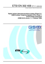 Die Norm ETSI EN 302408-V7.1.1 31.8.2000 Ansicht