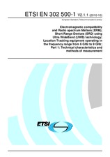 Die Norm ETSI EN 302500-1-V2.1.1 7.10.2010 Ansicht