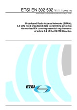 Die Norm ETSI EN 302502-V1.1.1 7.11.2006 Ansicht