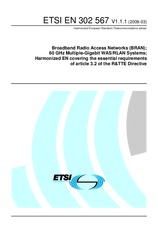 Die Norm ETSI EN 302567-V1.1.1 23.3.2009 Ansicht