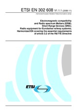 Die Norm ETSI EN 302608-V1.1.1 6.11.2008 Ansicht