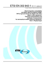Die Norm ETSI EN 302842-1-V1.1.1 28.7.2005 Ansicht