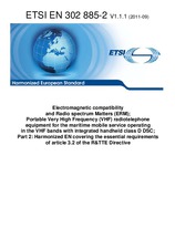 Die Norm ETSI EN 302885-2-V1.1.1 23.9.2011 Ansicht