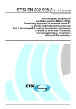 Die Norm ETSI EN 302998-2-V1.1.1 31.5.2011 Ansicht