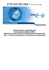 Die Norm ETSI EN 303098-1-V1.2.1 15.9.2014 Ansicht