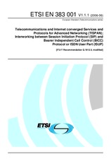 Die Norm ETSI EN 383001-V1.1.1 26.6.2006 Ansicht